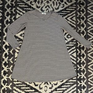 love, Fire Girls Striped Long Sleeve Dress